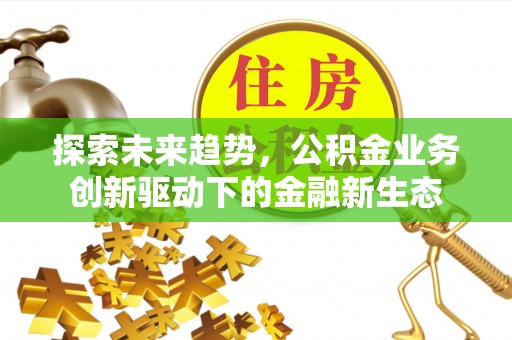 连州探索未来趋势，公积金业务创新驱动下的金融新生态