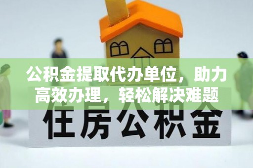 连州公积金提取代办单位，助力高效办理，轻松解决难题
