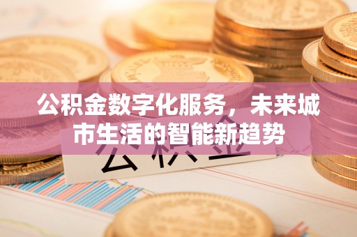 连州公积金数字化服务，未来城市生活的智能新趋势