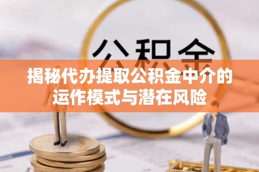 连州揭秘代办提取公积金中介的运作模式与潜在风险