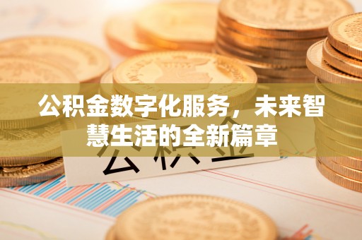连州公积金数字化服务，未来智慧生活的全新篇章