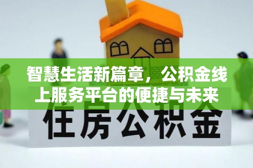 连州智慧生活新篇章，公积金线上服务平台的便捷与未来