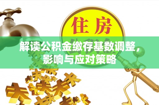 连州解读公积金缴存基数调整，影响与应对策略