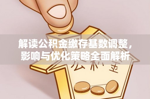 连州解读公积金缴存基数调整，影响与优化策略全面解析