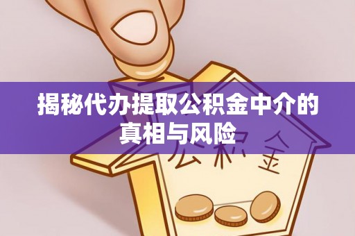 连州揭秘代办提取公积金中介的真相与风险