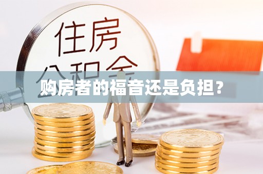 连州购房者的福音还是负担？